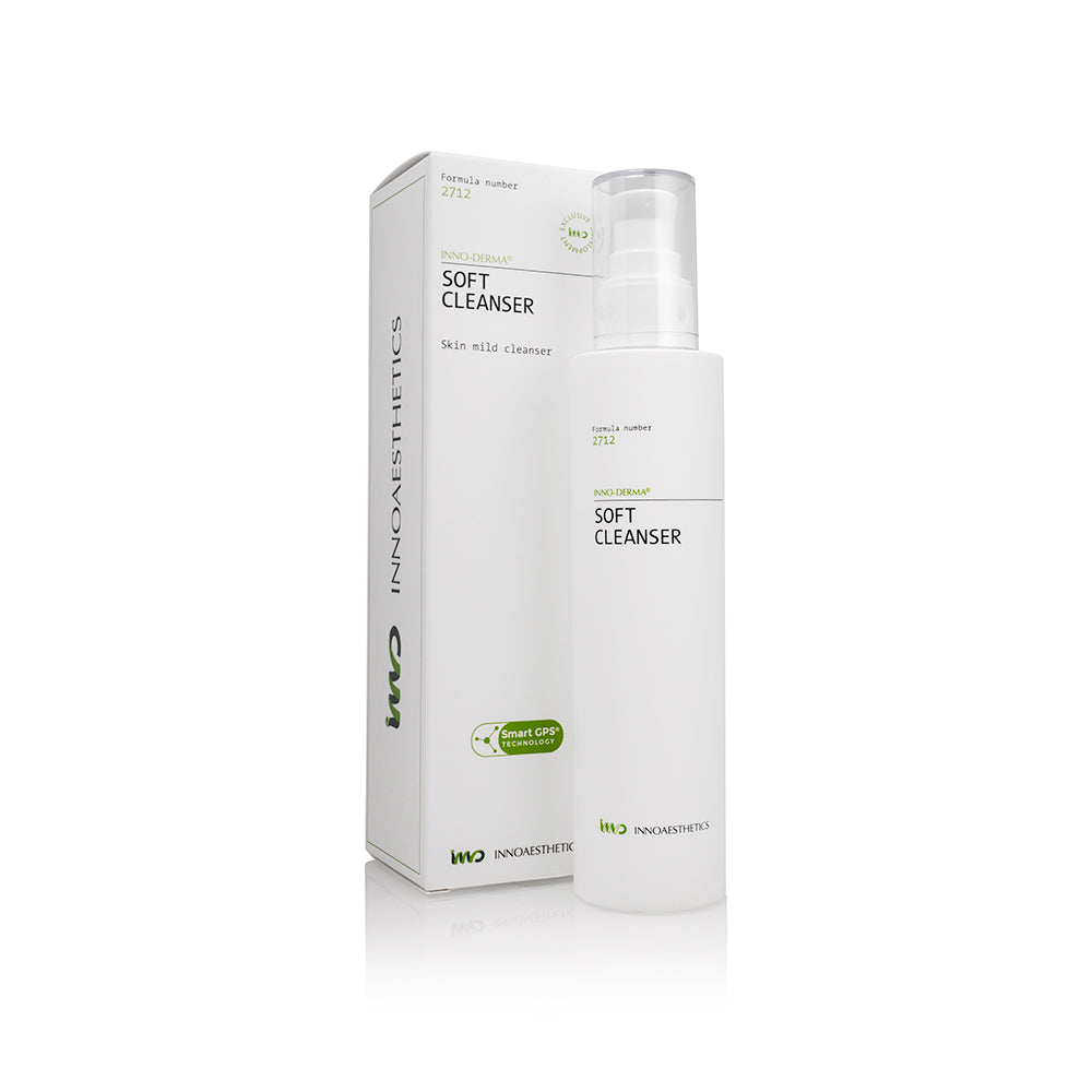INNOAESTHETICS INNO-DERMA Soft Cleanser 200 ml med eske
