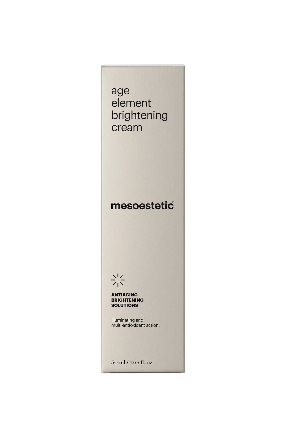 Ytteremballasje til Mesoestetic Age Element Brightening Cream 50 ml