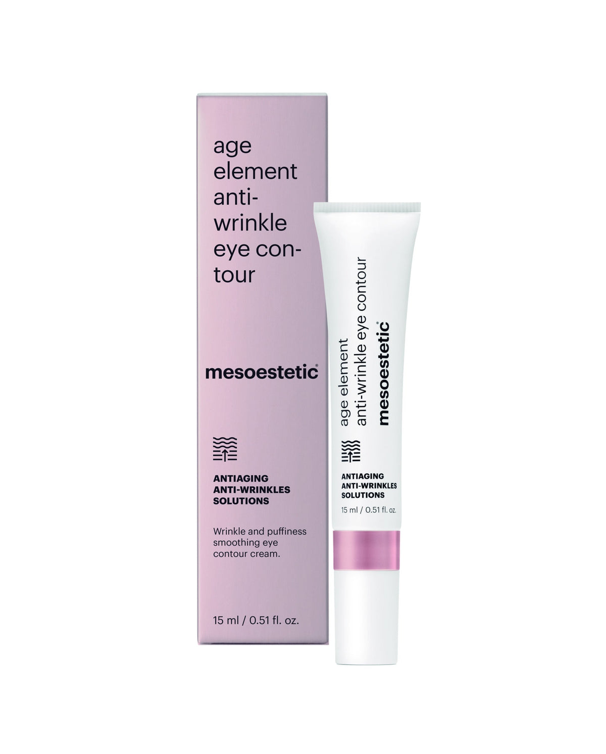 Mesoestetic Age Element Anti-Wrinkle Eye Contour 15 ml med kork og ytteremballasje
