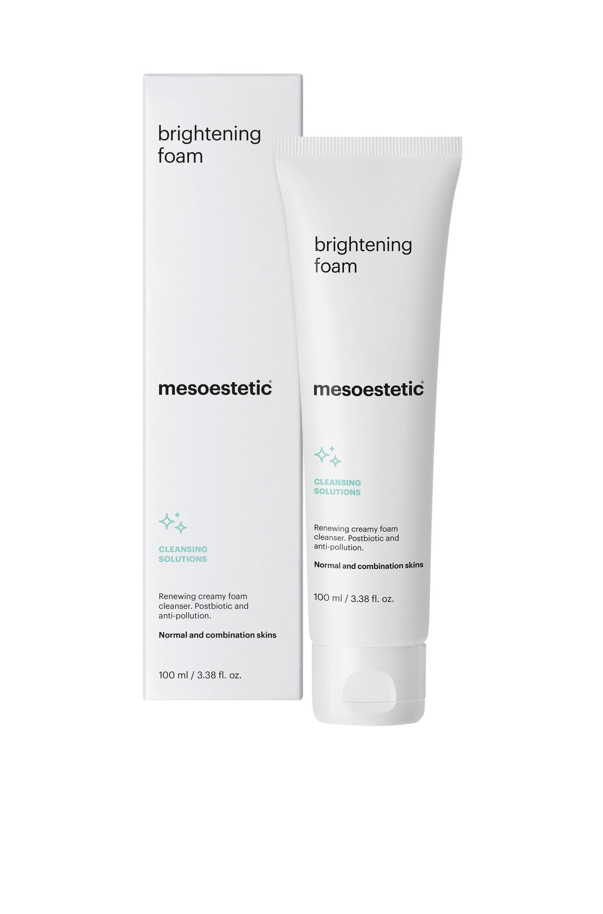 Mesoestetic Brightening Foam 100 ml med ytteremballasje